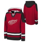 Outerstuff Dětská mikina Detroit Red Wings NHL Ageless Must Have – Home Pullover Velikost: Dětské S (122 – 134)