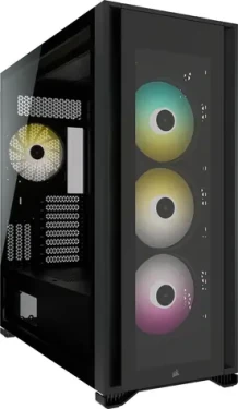 Corsair iCUE 7000X RGB černá / E-ATX / 1x USB-C + 4x USB 3.0 / 4x 140 mm / bez zdroje / Průhledná bočnice (CC-9011226-WW)