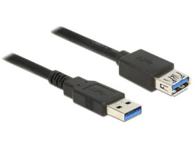 DeLock Prodlužovací kabel USB 3.0 Typ-A samec USB 3.0 Typ-A samice 0.5 m / černá (85053-DE)