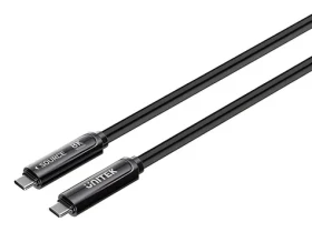 Unitek Kabel optický USB-C 10 m černá / Kabel / USB-C (M) - USB-C (M) / 10Gbps / PD 60W / 8K 30Hz (C14178ABK01-10M)
