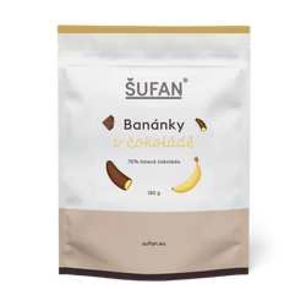 Šufan Banánky v 70% čokoládě 180g