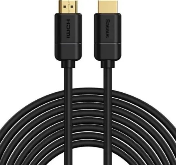 Baseus CAKGQ-E01 Kabel HDMI 2.0 (M) - HDMI 2.0 (M) 8 m černá / 4K / 30Hz / HDR / 18Gbps (CAKGQ-E01)