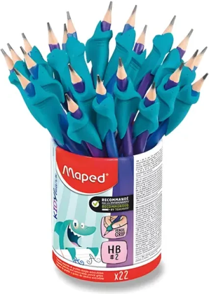 Maped Kidy Learn Finger Guide / Tužka / Grafitová / Trojhranná / HB / 1 ks (0015/9853502)