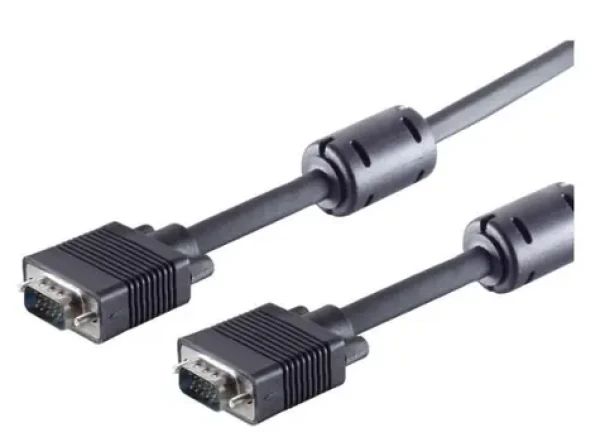 MicroConnect Kabel Full HD VGA (M) - VGA (M) 10m černá / feritová jádra (MONGG10FB)