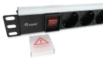 Equip Napájecí lišta 19" 8x Schuko / Napájecí lišta / 1U / 8x zásuvka / spínač / 16 A / kabel 1,8 m (333293)
