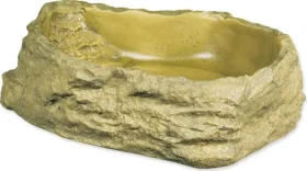 Exo Terra Napáječka velká / Napáječka pro terárium / Imitace kamene / 23 x 18 cm (107-PT2803)
