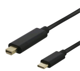 Deltaco USB-C (M) - miniDisplayPort (M) 2m černá / 4K / 60Hz (140017)