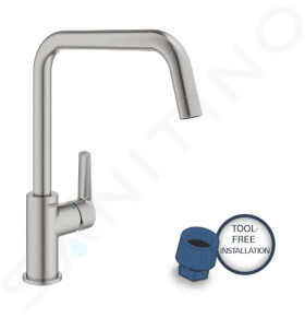 GROHE - QuickFix Start Dřezová baterie, supersteel 30470DC0