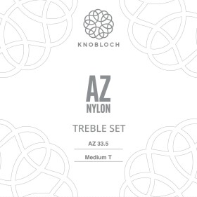 Knobloch AZ Nylon Treble Set Medium Tension 33.5