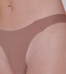 Dámská tanga ZERO Feel 2.0 Tiny tanga - BROWN - hnědé 1141 - SLOGGI BROWN S