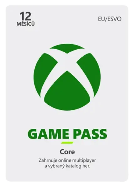 Microsoft Game Pass Core 12m / přístup na 12 měsíců / elektronická licence (S5T-00023)