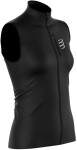 Běžecká vesta Compressport Hurricane Windproof Vest v2 W - Black Velikost textilu: L