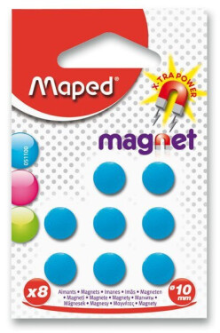 Maped - Magnet 10 mm kulatý mix 3 barev (8ks)