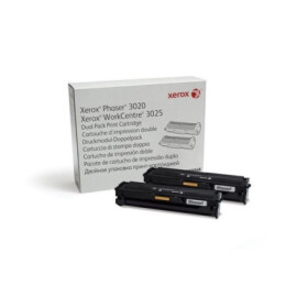 Xerox Black Toner pro Phaser 3020/3025 Dual pack (3000 str.) - originální EDF_418048