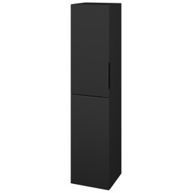 Dřevojas - Vysoká skříň s košem na prádlo DOS SVD2K 35 - L03 Antracit vysoký lesk / Úchytka T07 / L03 Antracit vysoký lesk / Levé 210656I