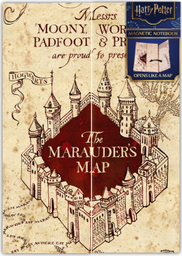 Harry Potter Blok Pobertův plánek (Magical Locations) - EPEE Merch - Curepink