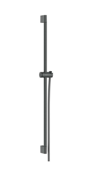 HANSGROHE - Unica Sprchová tyč 96 cm, se sprchovou hadicí, kartáčovaný černý chrom 24401340