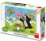 Puzzle Krtek a houba 24 dílků maxi - Dino