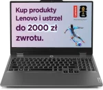 Lenovo LOQ 15AHP9 šedá / Notebook / 15.6" FHD / AMD Ryzen 7 7445HS 3.55GHz / 16GB / 512GB SSD / RTX 4050 6GB / Bez OS (83DX00EVPB)