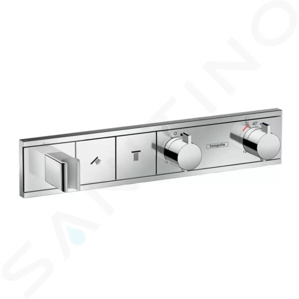 HANSGROHE - RainSelect Termostatická sprchová baterie pod omítku, pro 2 výstupy, chrom 15355000