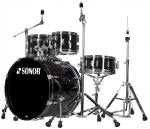 Sonor AQ1 Piano Black Stage Set