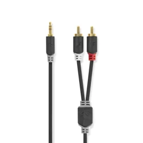Nedis Stereo Audio kabel jack 3.5 mm (M) - 2x RCA (M) 10.0 m černá (CABW22200AT100)
