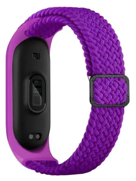 Beline Nylon fialová / Řemínek / nylonový / pro Xiaomi Mi Band 8, 9, 10