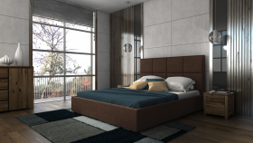 FRONTI Postel ENZO 140x200 hnědá