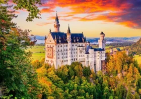 ENJOY Puzzle Zámek Neuschwanstein na podzim, Německo