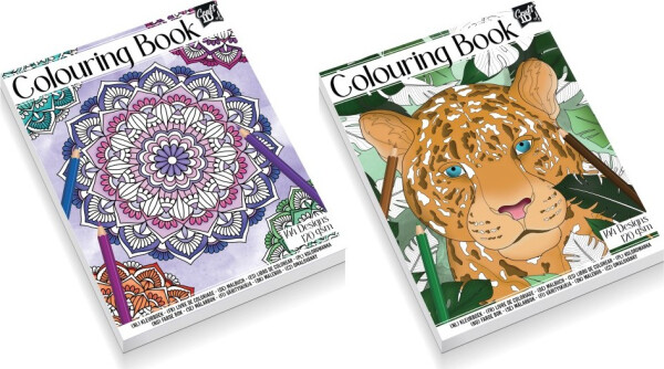 Velká kniha omalovánek mandala/mix obrázků - Craft Creative