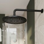 REA - Kulatá dešťová sprcha JS-021B Black REA-P0615