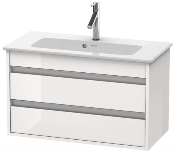 DURAVIT - Ketho Umyvadlová skříňka 48x80x39 cm, 2 zásuvky, lesklá bílá KT645302222