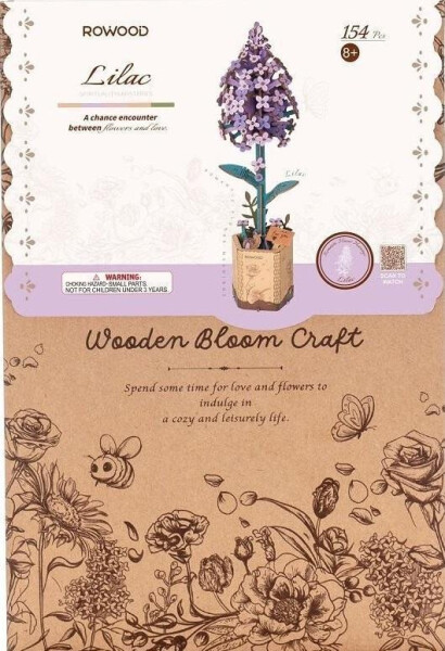 3D Dřevěná skládačka: Šeřík