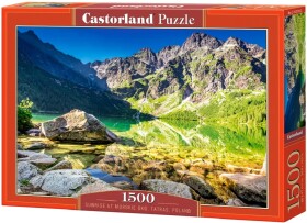 Puzzle Castorland 1500 dílků - Jezero Mořské oko při východu slunce, Tatry, Polsko