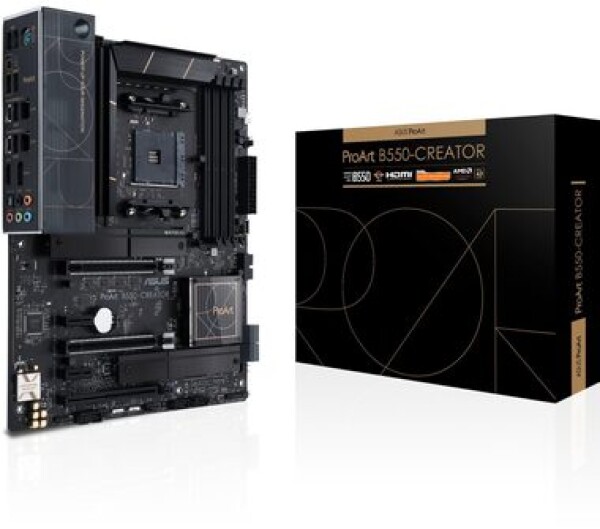 ASUS PROART B550-CREATOR / AMD B550 / DDR4 / SATA III RAID / USB / 2.5GLAN / M.2 / sc.AM4 / ATX (90MB17L0-M0EAY0)