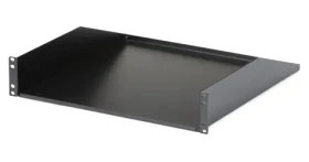 StarTech 2U rack police černá / Police do racku / 19" / nosnost 56,6 kg / hloubka 457 mm (CABSHELFHD)
