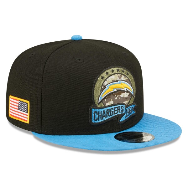 New Era Pánská kšiltovka Los Angeles Chargers NFL 2022 On-Field Salute to Service 9FIFTY Snapback Velikost: M/L
