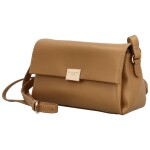 Módní dámská koženková crossbody kabelka Thilde, camel