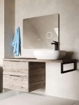 Kielle - Idolio Zrcadlo s LED osvětlením a vyhříváním, 60x80 cm, kosmetické zrcátko 50324021