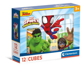 Obrázkové kostky Spidey a jeho úžasní přátelé 12 ks