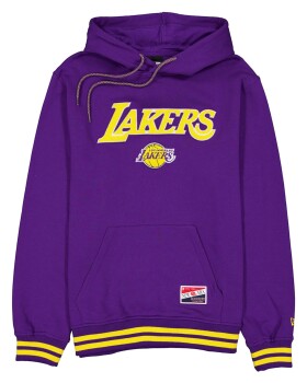 New Era Pánská mikina Los Angeles Lakers NBA Felt Logo Throwback Hoodie Velikost: M