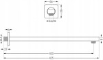 MEXEN/S - Slim sprchová hlavice - déšť, černý 79230211-70