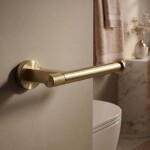 REA - Držák na toaletní papír 39105 ORI Brush Gold REA-98064