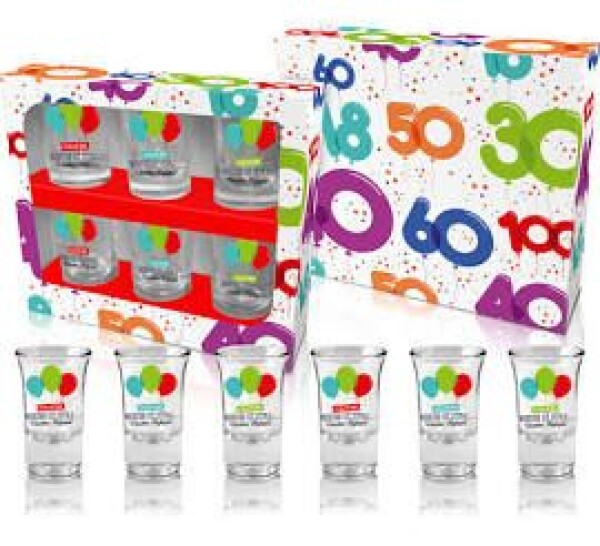 Smiffys Sada panáků- narozeniny