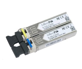 MikroTik SFP (miniGBIC) modul S-35/53LC20D, SM, 20km, 1.25G EDF_1015324