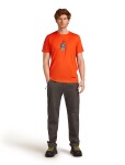ICEBREAKER Mens 150 Tech Lite SS Tee Bear Tour, Fervid velikost: M