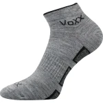 VOXX Ponožky sportovní slabé DUKATON se stříbrem SVĚTLE ŠEDÉ MELÉ (3 páry) 35-38 100714