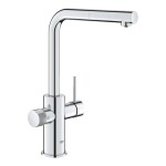 GROHE - Blue Pure Dřezová baterie Minta s filtrační funkcí a výsuvnou koncovkou, chrom 30590000