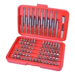 EXTOL PREMIUM 8819649 Sada bitů s magnet. držákem, bezpečnostní, 98ks, CrV