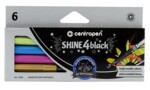 Popisovače Centropen SHINE black sada